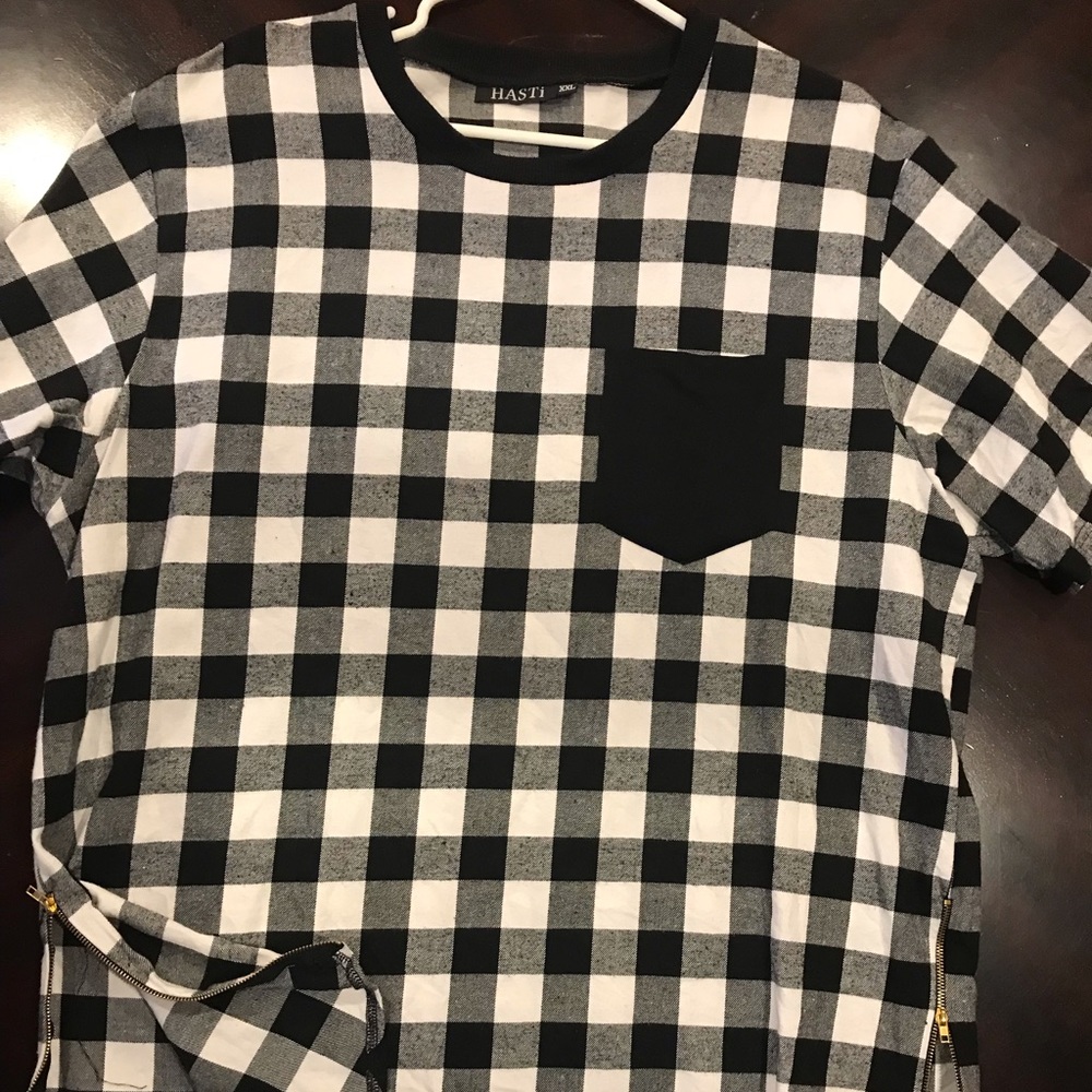 Hasti shirt custom zipper on side, XXL